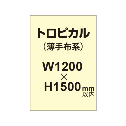 トロピカル （薄手布系）【W1200～H1500mm以内】