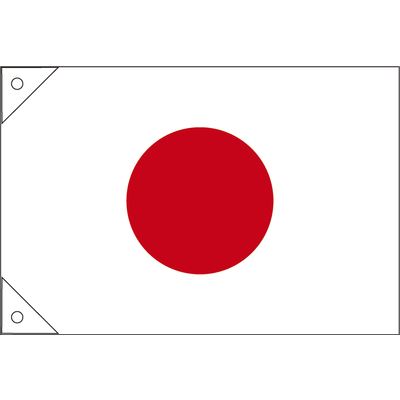 日本の国旗 金巾 44×58cm-046003002