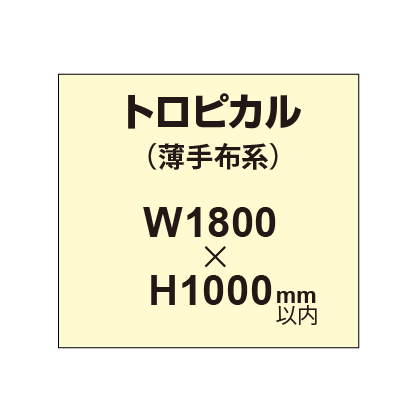 トロピカル （薄手布系）【W1800～H1000mm以内】