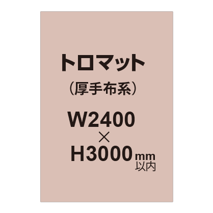 トロマット （厚手布系）【W2400～H3000mm以内】