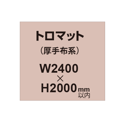 トロマット （厚手布系）【W2400～H2000mm以内】