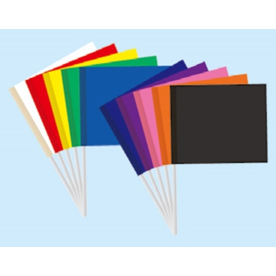 カラー手旗【紫】アルミ 60cm×78cm 06600301G