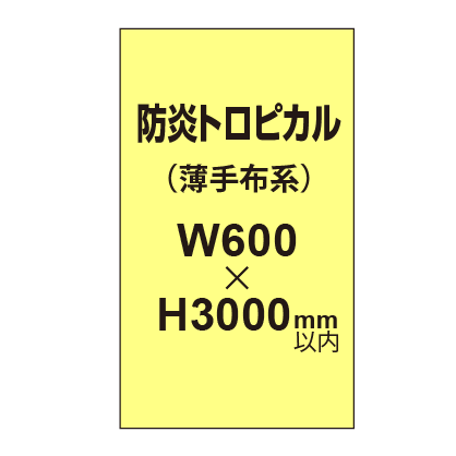 防炎トロピカル （薄手布系）【W600～H3000mm以内】