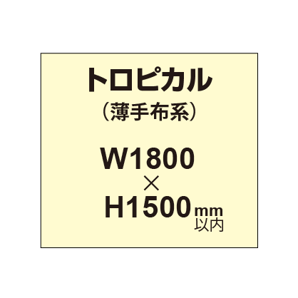 トロピカル （薄手布系）【W1800～H1500mm以内】