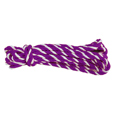 式典紐 紫白紐(カット品) 3間用 φ8mm×6.4m-01700200C